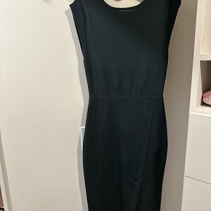 Babaton Dark Green Midi Dress